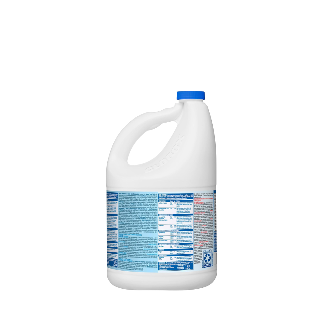 CloroxPro Clorox Germicidal Bleach, 121 Ounce Bottle, Pack of 3