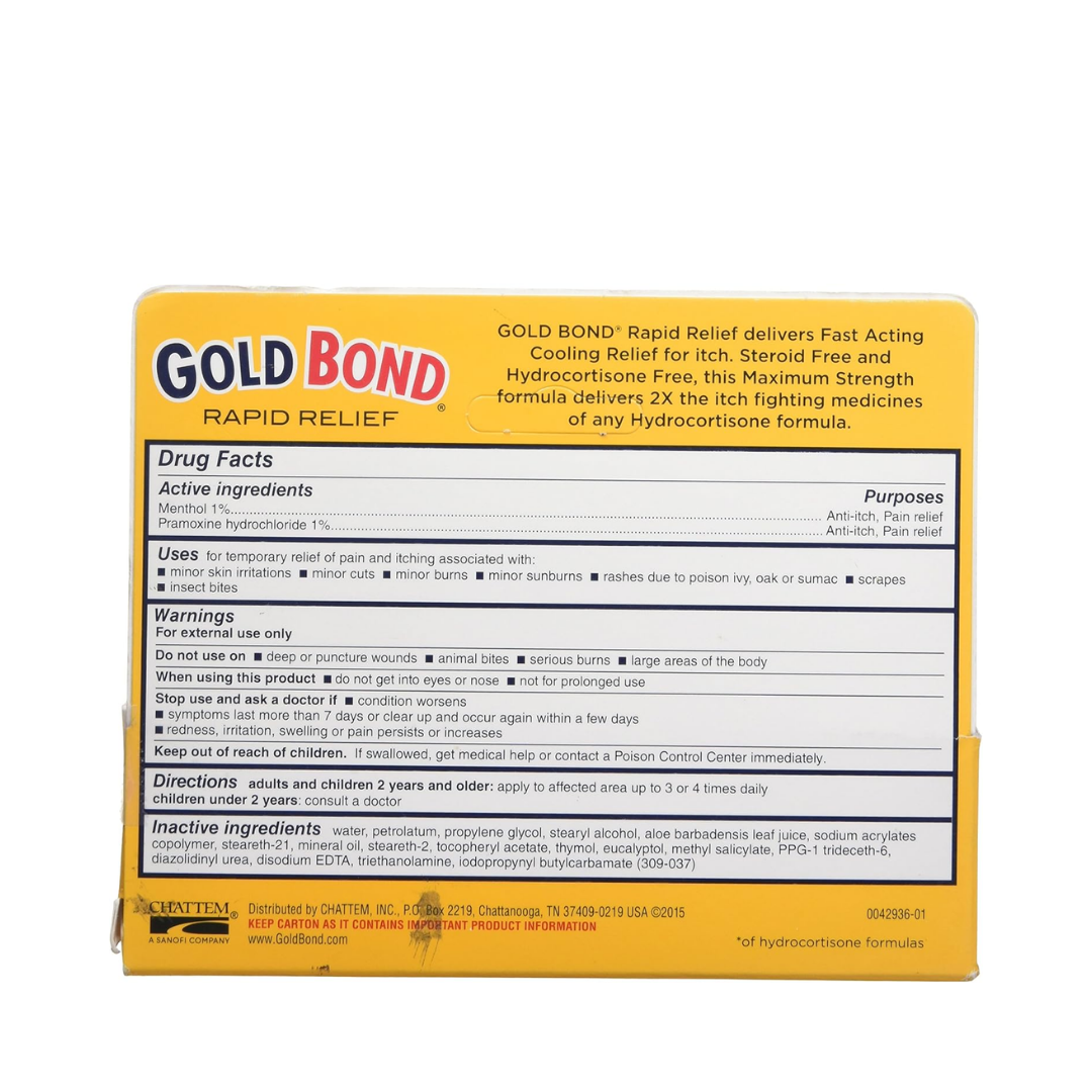 Gold Bond Maximum Strength Medicated Anti-Itch Cream - 1 oz