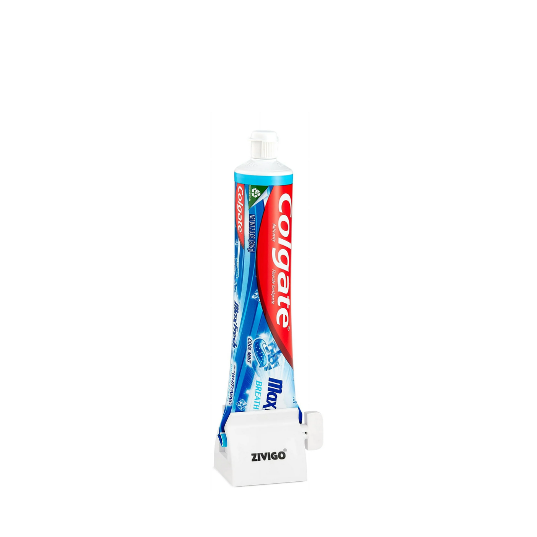 Max Fresh Toothpaste with Mini Breath Strips, Cool Mint - 3 Large Tubes of 7.3 oz (Total 21.9 oz) Fights Cavities, Whitens Teeth, Long-Lasting Freshness Bonus Idea Shop USA Toothpaste Squeezer