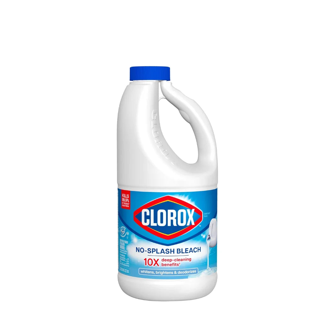 Clorox Splash-Less Bleach1, Disinfecting Bleach, Regular 40 Fluid Ounce Bottle