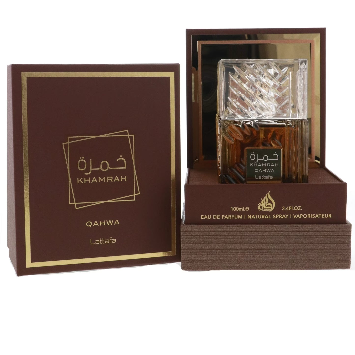 Lattafa Khamrah Qahwa Eau de Parfum – 3.4 oz