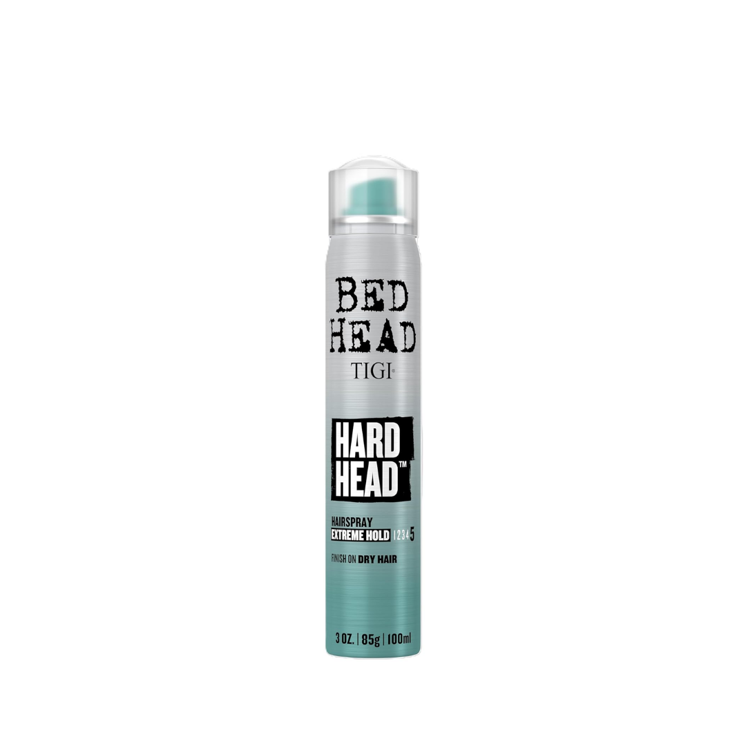 Bed Head by TIGI Travel Hairspray Extra Hold Hard Head Hair Care Spray for All Hair Types, 3 oz, Mini Hair Spray