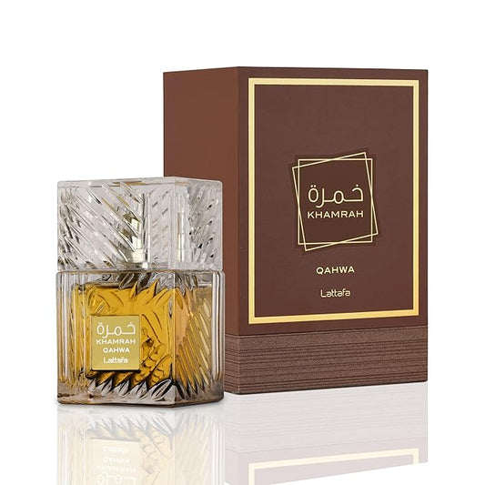 Lattafa Khamrah Qahwa Eau de Parfum – 3.4 oz