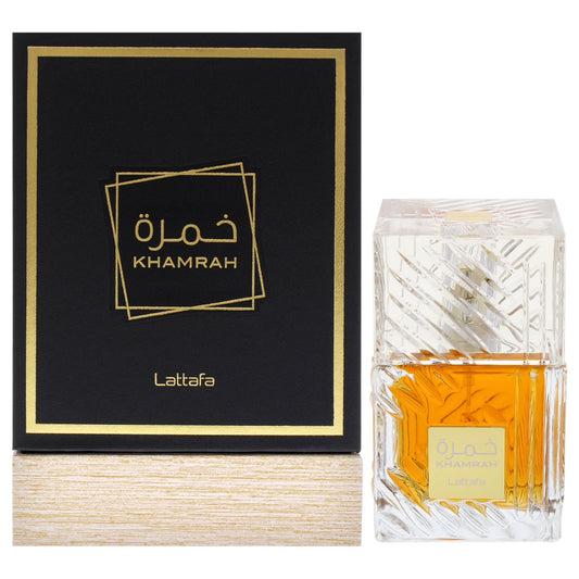 Lattafa Khamrah Eau De Parfum Spray 3.4 oz